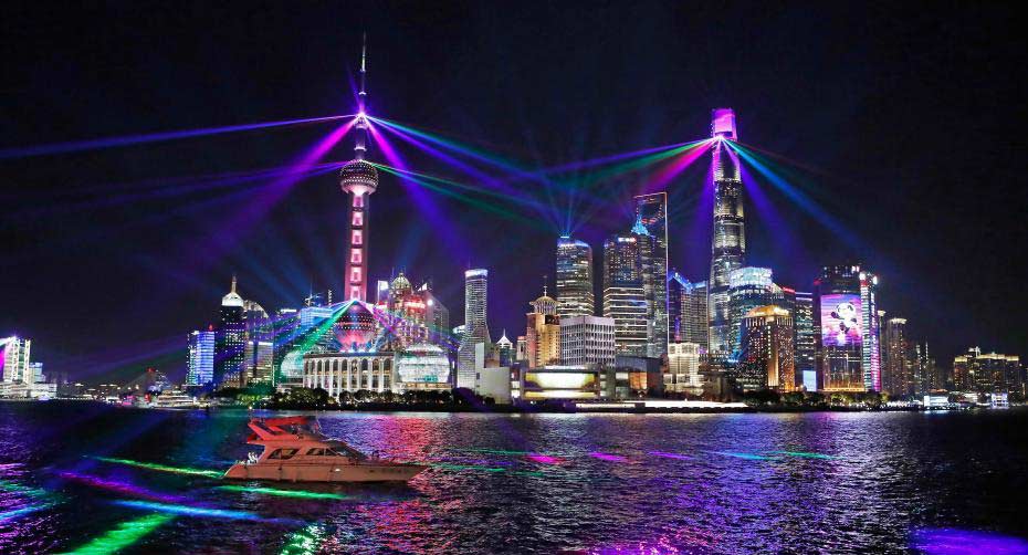 進(jìn)博會燈火秀-智慧燈桿